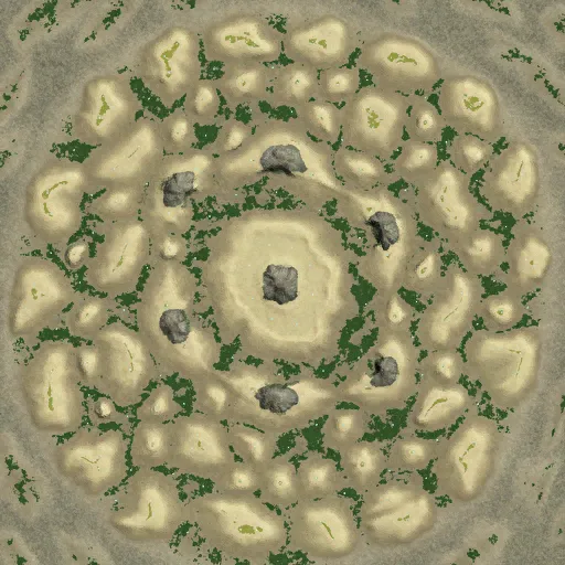 Minimap of Serene Caldera v1.3