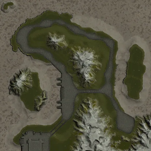 Minimap of Crimson Bay v1.1a