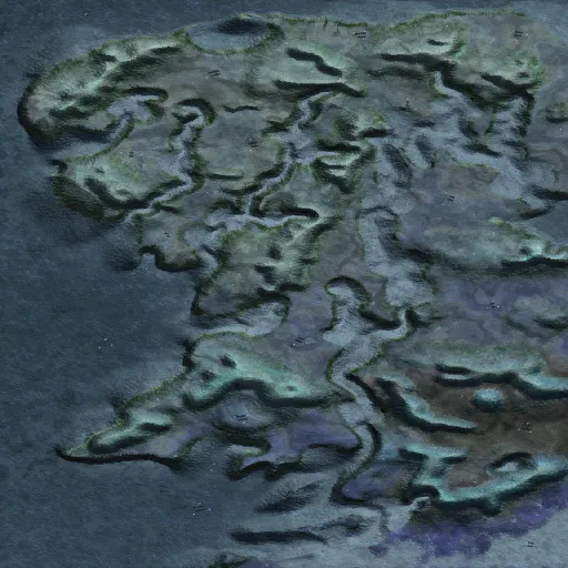 Minimap of Odderon Strandflats v1.1
